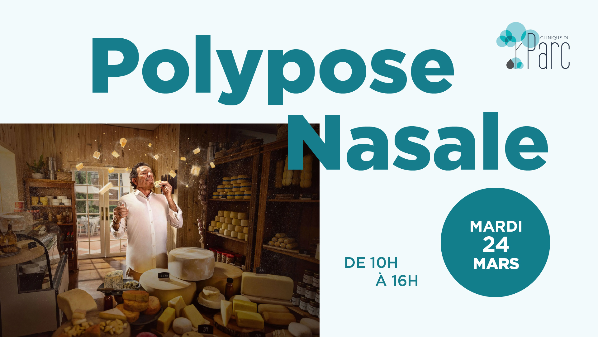 Lire la suite à propos de l’article Mardi 24 mars : journée de sensibilisation à la polypose nasale à la Clinique du Parc